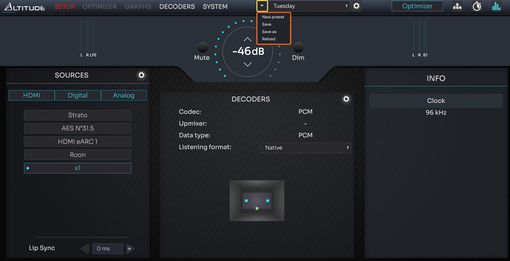Save Presets