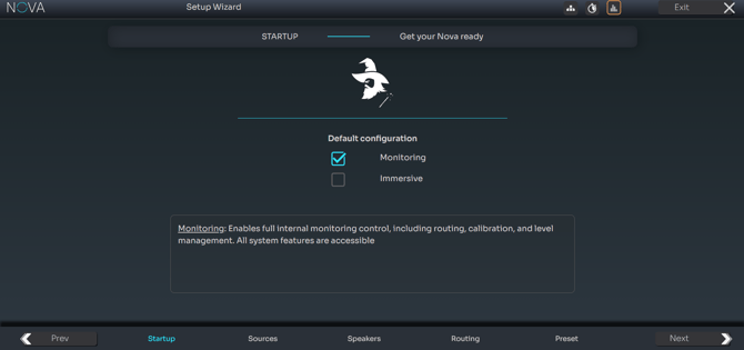 Nova Immersive options