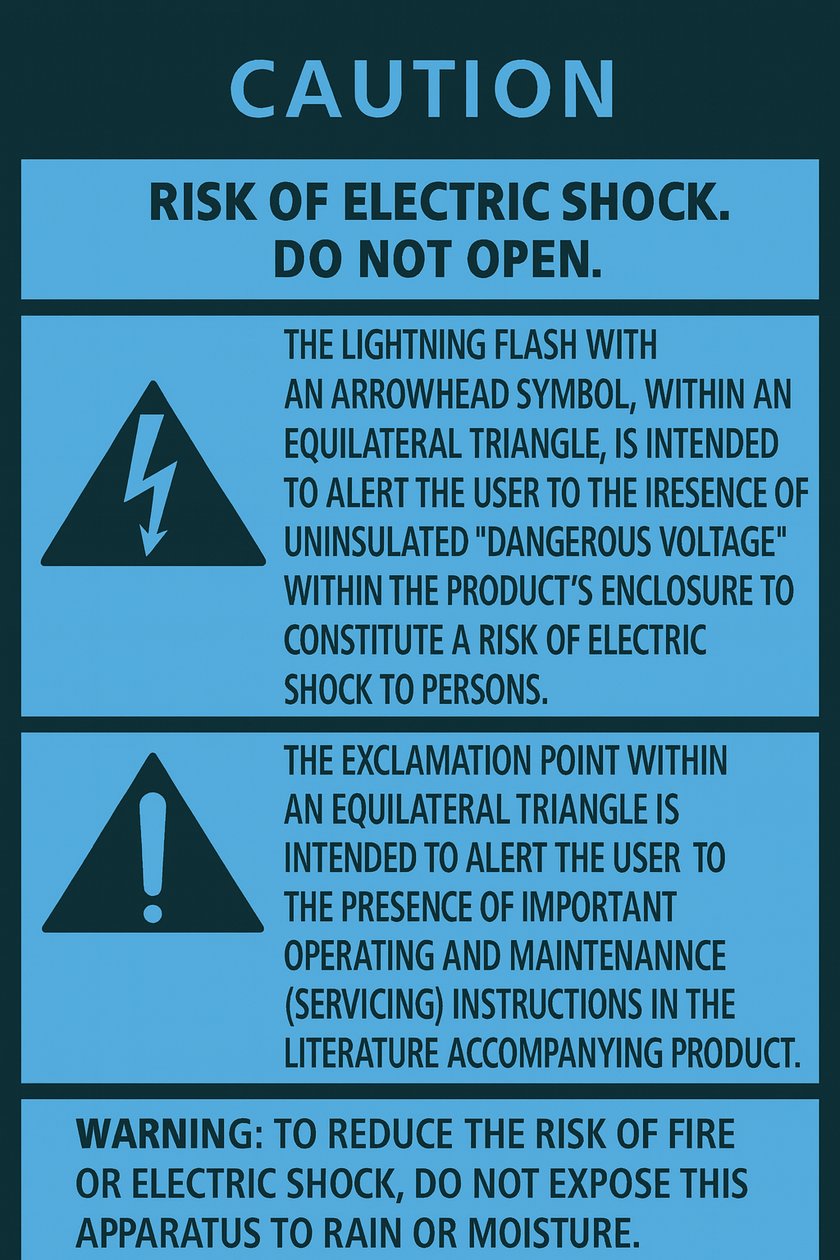Confusing Safety Instructions Important Safety Instructions